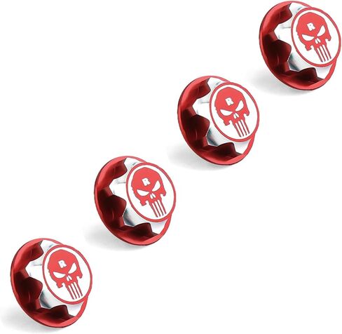 GOOLRC 4PCS 17 مم المكسرات عجلات مقاومة للغبار غير المنقوش مجموعة مكسرات التحكم عن بُعد التحكم في المكسرات المعدنية للمكسرات لـ TRAXXAS X-MAXX SUMMIT 1/8 in Saudi Arabia