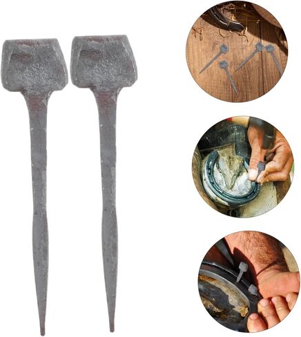 Hanabass 20pcs Horseshoe Nail Iron Nails for Horse Hoof Care Tools Attract in Saudi Arabia