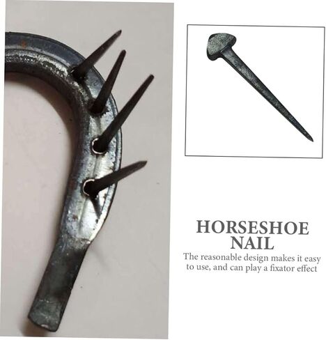 50Pcs Iron Hoof Nails Durable Replaceable Horseshoe Equipment Precision Horseshoe Repair Tools for Equestrian Use Strong and Reliable Horse Accessories in Saudi Arabia