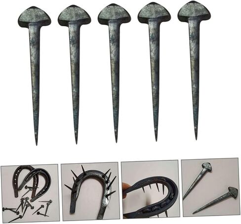 50Pcs Iron Hoof Nails Durable Replaceable Horseshoe Equipment Precision Horseshoe Repair Tools for Equestrian Use Strong and Reliable Horse Accessories in Saudi Arabia