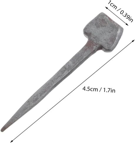 MERRYHAPY 20PCS HORSE HOOF TOMES TOMESTS HORSESHOE NAILS IRON HORSHOE ASCESSORIES HORSE HOOF REPAR in Saudi Arabia