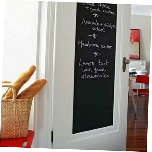 12 Sheets Removable Blackboard Stickers Erasable Writing Board for Wall Home Classroom Playroom Interactive Dry Erase Surface in Saudi Arabia