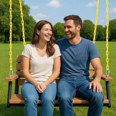 2 Pcs 87'' PVC Coated Swing Chain with 4 Free Quick Links Heavy Duty Hanging Swing Hardware Kit Anti-Rust Iron Link Chains for Playground Kids Tree Hammock Chairs Sandbags Accessories and Replacement in Kuwait