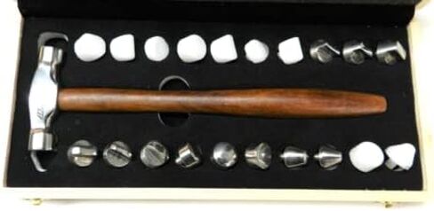 مطرقة قابلة للتبديل 20 رأس الدقة مجموعة المطرقة Silversmithing المعادن تشكيل تشكيل نايلون المطرقة والمعادن من قبل JTs in Saudi Arabia