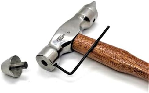 مطرقة قابلة للتبديل 20 رأس الدقة مجموعة المطرقة Silversmithing المعادن تشكيل تشكيل نايلون المطرقة والمعادن من قبل JTs in Saudi Arabia