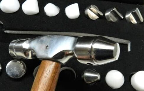 مطرقة قابلة للتبديل 20 رأس الدقة مجموعة المطرقة Silversmithing المعادن تشكيل تشكيل نايلون المطرقة والمعادن من قبل JTs in Saudi Arabia