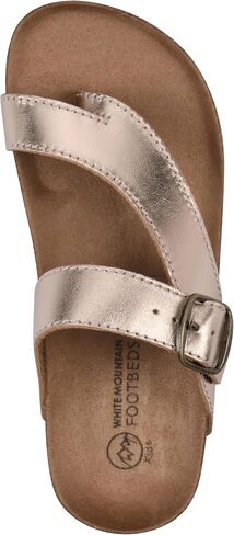 White Mountain Women's Carly Footbed Sandal in Saudi Arabia