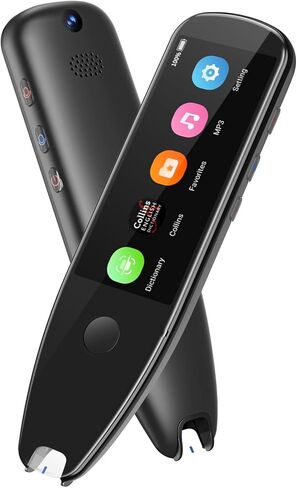 قلم قارئ المسح الضوئي ، Translation Digital Translation Pen Scanner 112 Language Translator Device Device Extract Extract Skilling Scanner Pen مع شاشة تعمل باللمس 3.5 بوصة لطلاب الأعمال البالغين in Kuwait
