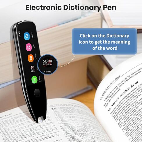 قلم قارئ المسح الضوئي ، Translation Digital Translation Pen Scanner 112 Language Translator Device Device Extract Extract Skilling Scanner Pen مع شاشة تعمل باللمس 3.5 بوصة لطلاب الأعمال البالغين in Kuwait