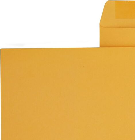 ستابلز قفل الكتالوج إغلاق الكتالوج ، 9 بوصة L x 12 بوصة H ، Brown ، 500/Carton (ST487493-CCVS) in Saudi Arabia