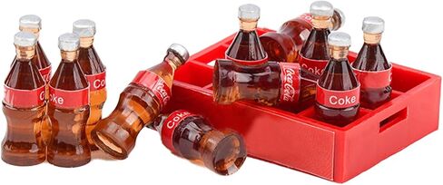 RC Car Mini Coke Bottles with Tray Model Toys Exclseories for SCX10 I III III D90 D110 TF2 Tamiya CC01 AXIAL CAPRA TRX4 ETC 1/10 RC Cawler Car Associory in Saudi Arabia