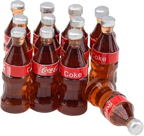 RC Car Mini Coke Bottles with Tray Model Toys Exclseories for SCX10 I III III D90 D110 TF2 Tamiya CC01 AXIAL CAPRA TRX4 ETC 1/10 RC Cawler Car Associory in Saudi Arabia
