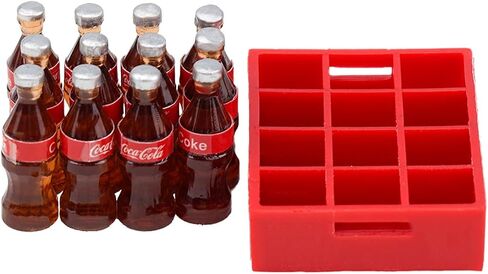 RC Car Mini Coke Bottles with Tray Model Toys Exclseories for SCX10 I III III D90 D110 TF2 Tamiya CC01 AXIAL CAPRA TRX4 ETC 1/10 RC Cawler Car Associory in Saudi Arabia