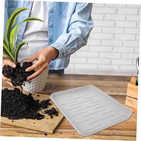 MAGICLULU Rabbit Dog Crate Replacement Tray Lightweight and Stain Resistant Plastic Pan for Pet Toilet and Plant Saucer Easy to and Reusable Potty in Saudi Arabia