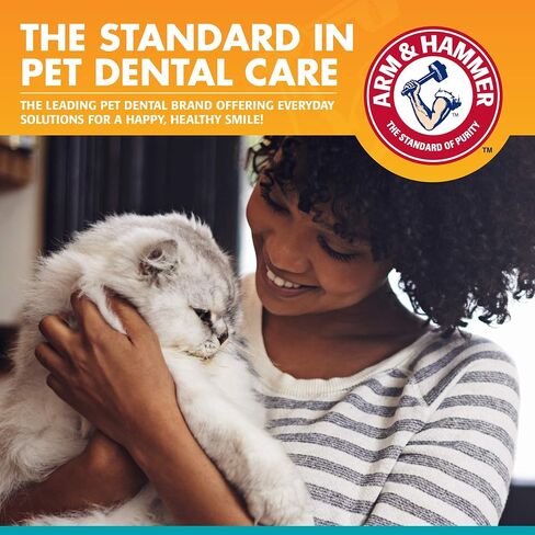 Arm & Hammer Cat Dental Kit - Toothbrush, Toothpaste and Oral Care for Kittens with Tuna and Fresh Mint Flavors in Saudi Arabia