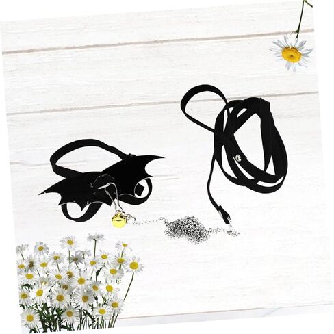 Healifty Adjustable Turtle Harness Leash with Wing Design Lightweight Chest Strap for Reptile Walking Outdoor Control Bite Rope for Tortoise Pets Black in Saudi Arabia