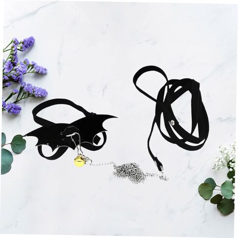 Healifty Adjustable Turtle Harness Leash with Wing Design Lightweight Chest Strap for Reptile Walking Outdoor Control Bite Rope for Tortoise Pets Black in Saudi Arabia
