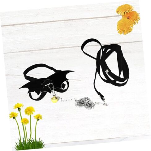 Healifty Adjustable Turtle Harness Leash with Wing Design Lightweight Chest Strap for Reptile Walking Outdoor Control Bite Rope for Tortoise Pets Black in Saudi Arabia