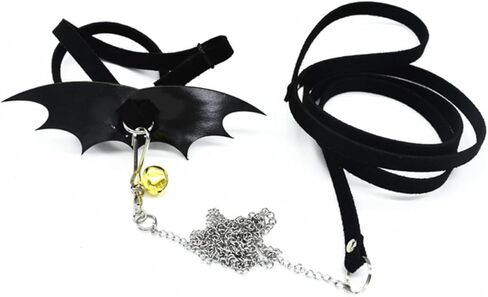 Luxshiny Adjustable Turtle Leash with Wing Design Harness Strap for Reptile Pets Bite Rope with Chest Collar Lightweight Comfortable Tortoise Walking Control for Outdoor Training Black in Kuwait