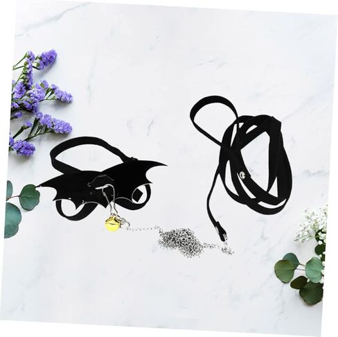 Luxshiny Adjustable Turtle Leash with Wing Design Harness Strap for Reptile Pets Bite Rope with Chest Collar Lightweight Comfortable Tortoise Walking Control for Outdoor Training Black in Kuwait