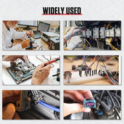 مجموعة اختبار الرصاص الكهربائية المتعددة - BELEY 92PCS اختبار محطة دائرة السيارات يؤدي مجموعة أدوات الأسلاك التشخيصية مع مقاطع التمساح وموصل SRS لتشخيص السيارات واختبارها وإصلاحها in Kuwait