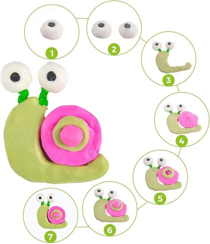 مجموعات طين بوليمر Ifergoo ، طين الطين من الفرن ، طين نماذج DIY آمنة وغير سامة ، وأدوات وملحقات طين النحت ، هدية مثالية للأطفال والبالغين والفنانين in Kuwait