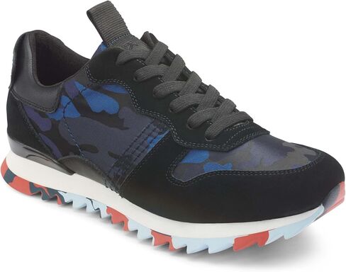 Karl Lagerfeld Paris Men's Camo Black Sawtooth Sole Sneaker in Saudi Arabia