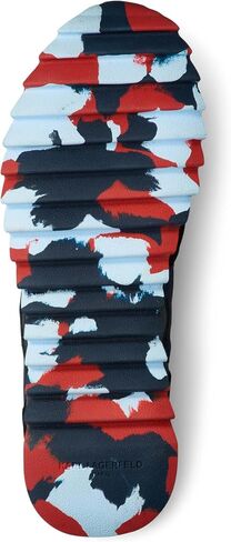Karl Lagerfeld Paris Men's Camo Black Sawtooth Sole Sneaker in Saudi Arabia