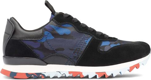 Karl Lagerfeld Paris Men's Camo Black Sawtooth Sole Sneaker in Saudi Arabia