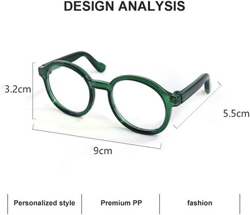 Nerd Glasses, Black Pet Dog Cute Glasses Clear Lens Retro Glasses Photo Props Transparent Cat Sun Glasses for Small Dogs Cats Cosplay Costume in Saudi Arabia