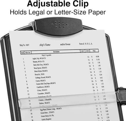 Staples Staples Plastic Document Stand with Clip & Guide Bar ، Black ، 2/Pack (ST61704-CCVS) in Saudi Arabia