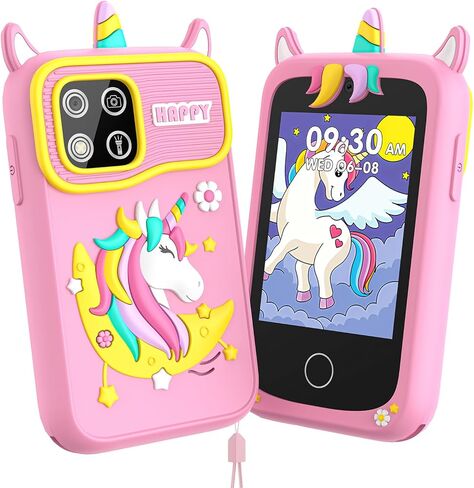 أطفال ألعاب Kids Smart For Girls ، هدايا للأطفال للفتيات الذين تتراوح أعمارهم بين 3-8 ، 2.8 "ألعاب الأطفال ، والهاتف الخلوي ، وتعلم لعبة اللعب ، وهدايا عيد ميلاد عيد الميلاد مع كاميرا مزدوجة ، ولعبة ، ومشغل MP3 ، وبطاقة 32 جيجا بايت in Kuwait