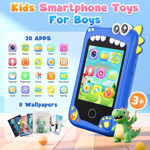 أطفال ألعاب Kids Smart For Girls ، هدايا للأطفال للفتيات الذين تتراوح أعمارهم بين 3-8 ، 2.8 "ألعاب الأطفال ، والهاتف الخلوي ، وتعلم لعبة اللعب ، وهدايا عيد ميلاد عيد الميلاد مع كاميرا مزدوجة ، ولعبة ، ومشغل MP3 ، وبطاقة 32 جيجا بايت in Saudi Arabia