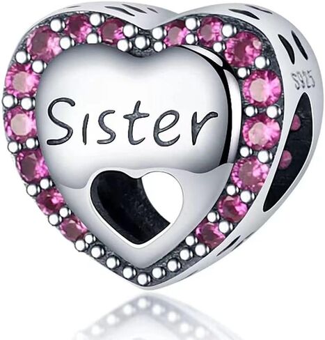 JEWBERY 925 فضة استرلينية من الخرز لأساور Pandora Charms، هدايا مجوهرات للسيدات والفتيات. in Kuwait