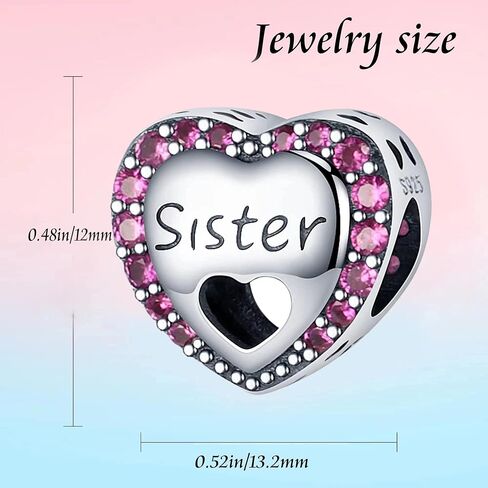 JEWBERY 925 فضة استرلينية من الخرز لأساور Pandora Charms، هدايا مجوهرات للسيدات والفتيات. in Kuwait