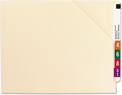 Smead 75700 Cut-Away Corner End Tab Jackets W/Tabs Tabs Letter 11pt Manila 100/box in Saudi Arabia