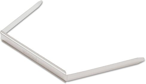 Universal UNV81012 2.75 in. Center to Center 2 in. Capacity 2-Piece 2-Prong Paper Fastener Base - Silver (100/Box) in Saudi Arabia