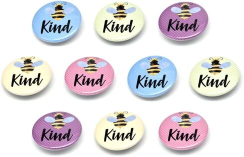 Bee Kind - 1.5in Pinback Buttons (10 Buttons) in Saudi Arabia