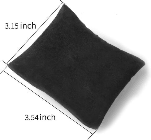 4pc-Velvet Small Bracelet/Watch Pillow Jewelry Displays (Black) in Kuwait