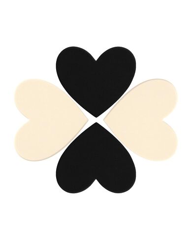 4-6 Pack Heart Shaped Bra Underwire Repair Patches Self-Adhesive Pads for Exposed Wire Fix,Invisible Bra Comfort Tape (4pack-(Black+ Brown)) in Kuwait