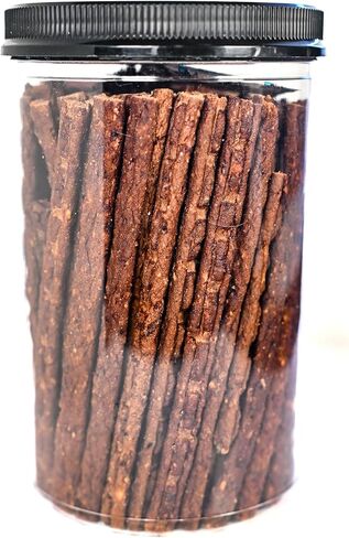 Miss Nelly's- All Natural Beef Jerky Dog Treats Made in USA Only-Beef Jerky Treats for Dogs Original Smoke House Recipe-Minimally Processed Soft Sticks Jerky Dog Treats - 16 oz. Bag. in Kuwait