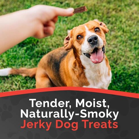 Miss Nelly's- All Natural Beef Jerky Dog Treats Made in USA Only-Beef Jerky Treats for Dogs Original Smoke House Recipe-Minimally Processed Soft Sticks Jerky Dog Treats - 16 oz. Bag. in Kuwait