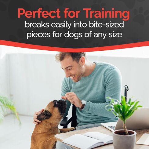 Miss Nelly's- All Natural Beef Jerky Dog Treats Made in USA Only-Beef Jerky Treats for Dogs Original Smoke House Recipe-Minimally Processed Soft Sticks Jerky Dog Treats - 16 oz. Bag. in Kuwait