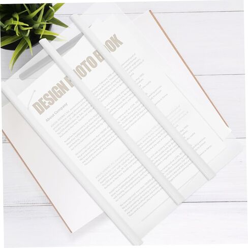 Housoutil A4 Slide Binders Pull Rod Clips 10-Piece Set Sturdy Plastic Binder Clips for Office and School Use for Organizing Reports and Loose Leaf Papers in Kuwait
