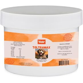 Vetr's Toltramax Toltrazuril Powder for Horses, Dogs, Cats, 100g (5.0%, Chicken) in Kuwait