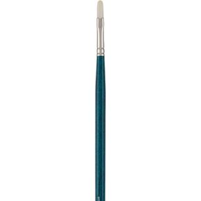 Creative Mark Berlin Synthetic Long Handle Artist Brush - Filbert # 8 - Handmade in Germany Art Paint Brush w/Synthetic Filament for Acrylics, Oils, Alkyds - Art Brush w/Sustainable Wood Handle in Saudi Arabia