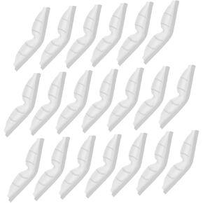 TEHAUX 20pcs Anti-Fog Nose Bridge Strips for Face Masks Silicone Nose Pad Cushion Comfortable Seal for Adults and Teens for Daily Use and Travel in Kuwait