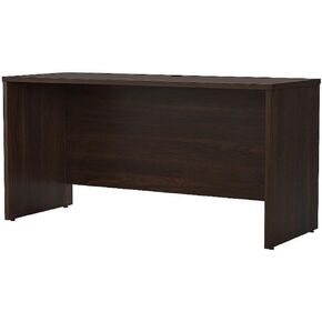 صمم Maklaine Wood 60W × 24D Credenza Desk in Black Walnut in Kuwait