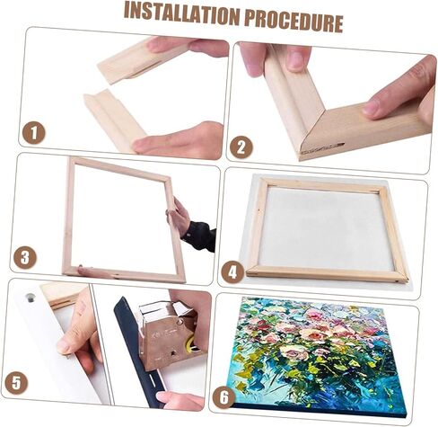 Oil Painting 40x50cm Canvas Wood Frame DIY Canvas Stretcher Bars Art Canvases for Painting in Saudi Arabia
