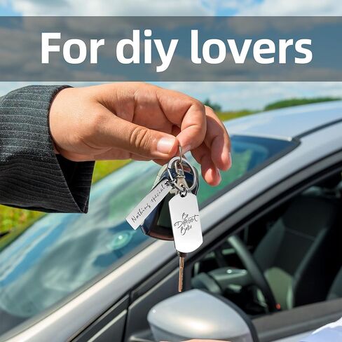 30 Pcs Personalized Engravable Keychains – Blank Metal Tags for Stamping & Custom Text – Durable Metal Keychain Blanks Stainless Steel Key Ring for Men & Women, Keepsake for DIY Crafts Various Holiday in Kuwait